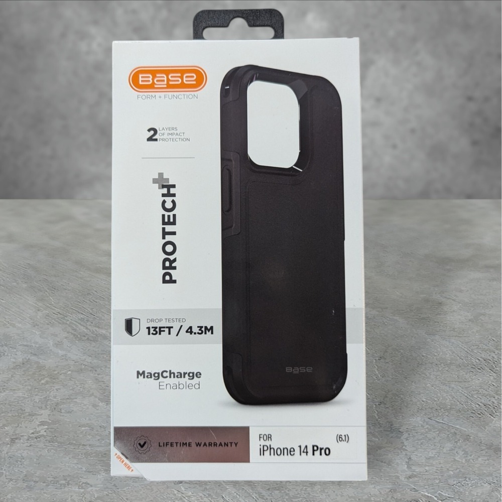 A9. Base ProTech+ MagCharge Case for Apple iPhone 14 Pro - Black